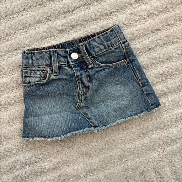 Old Navy Other - Old Navy Baby Girl Denim Skirt - Size 12-18 Months with Adjustable Waist
